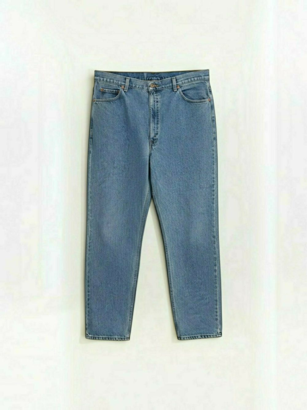 Vtg 1990 Levis 505 Orange Tab Jeans USA Mens Tag 42x32 Measures 40x32 Blue
